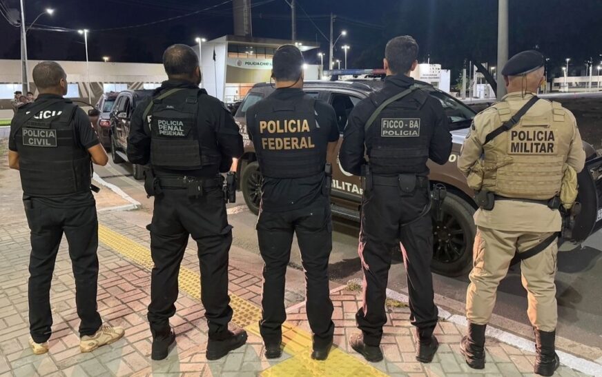 Polícia Estadual articulada com a Polícia Federal faz operação na Bahia e prendem 75 criminosos.
