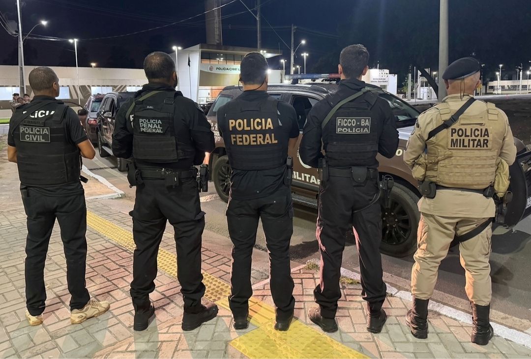 Polícia Estadual articulada com a Polícia Federal faz operação na Bahia e prendem 75 criminosos.