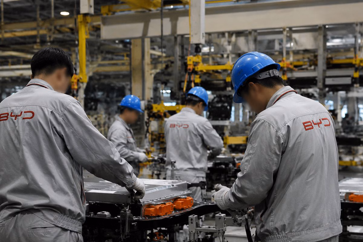 Mais de mil chineses desembarcam por mês no Brasil para trabalhar em fábricas e obras após explosão de investimentos da China Mais da metade dos vistos emitidos neste ano teve como destino a Bahia, principalmente por causa da instalação da fábrica da montadora chinesa BYD em Camaçari.